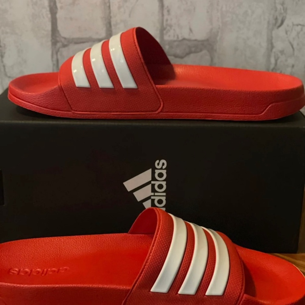 Adidas Adilette Shower slides red